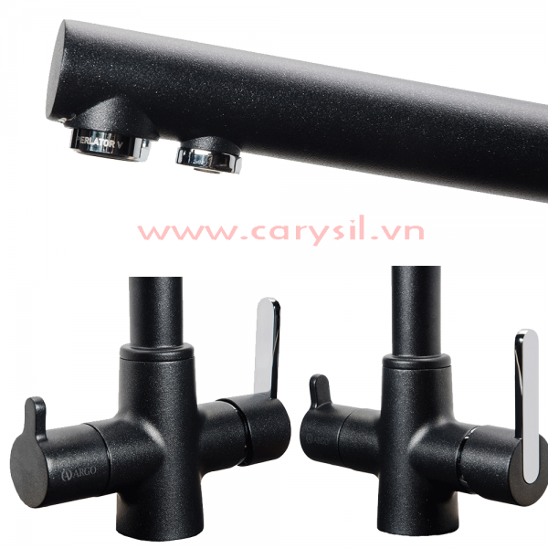 Vòi Rửa Chén Carysil G-2466 (màu xám tro, đen) – ảnh 6