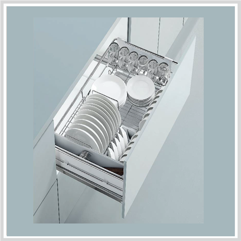 Rổ Chén, Dĩa, Ly Martin Bắt Mặt Hộc Inox 304 Higold 303402
