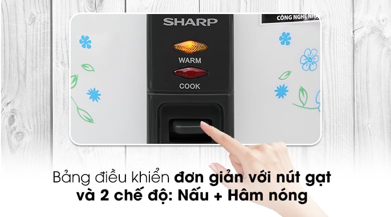Nồi cơm nắp rời Sharp KSH-228SNV-SF 2.2 lít – ảnh 6
