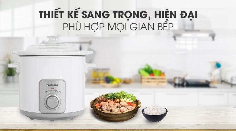 Nồi nấu chậm Panasonic 3 lít NF-N30ASRA – ảnh 4