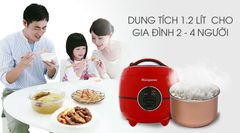 Nồi cơm điện Kangaroo 1.2 lít KG822 đỏ ảnh 4