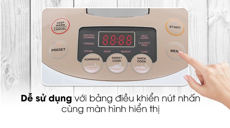 Nồi cơm điện tử Sharp KS-COM181CV-GL – ảnh 7