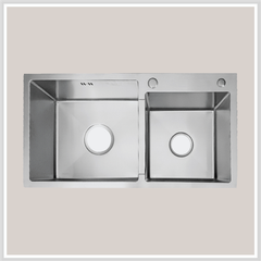 Chậu rửa chén đôi Canzy CZ 8245KNT