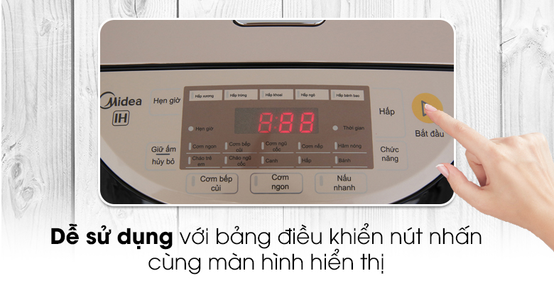 Nồi cơm điện cao tần Midea 1.8 lít MB-HS5007 – ảnh 7