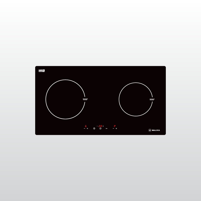 Bếp từ 2 vùng nấu Malloca MH-02I / Kính Eurokera