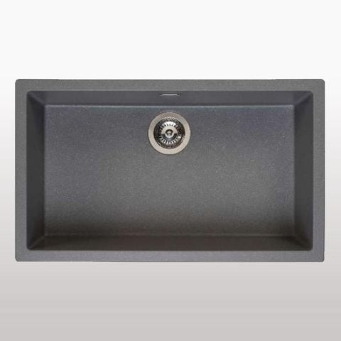 Chậu đá 1 hộc AMSTERDAM 72, màu Xám, 80cm 72x44x22