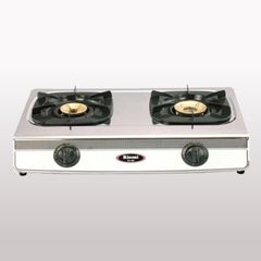 Bếp gas dương Rinnai RV-460(S) 600mm 2 lò nấu, mặt thép không gỉ ảnh 2