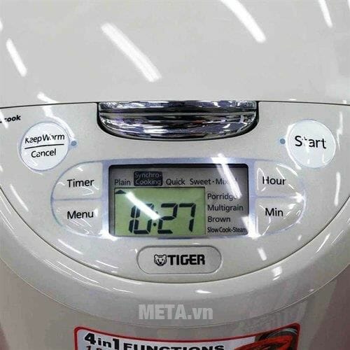 NỒI CƠM ĐIỆN TỬ TIGER JAX-R10W 1.0L – ảnh 2