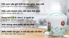 Nồi cơm điện Midea 1.8 lít MR CM1823 ảnh 2