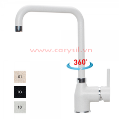 Vòi Rửa Chén Carysil G-2551 (màu muối ớt, xám tro, đen) ảnh 4