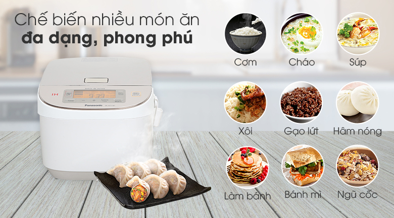Nồi cơm điện cao tần Panasonic 1.8 lít SR-AFY181WRA – ảnh 6