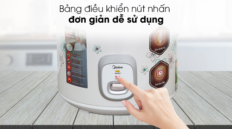 Nồi cơm nắp gài 1.8 lít Midea MR-CM1825 – ảnh 6