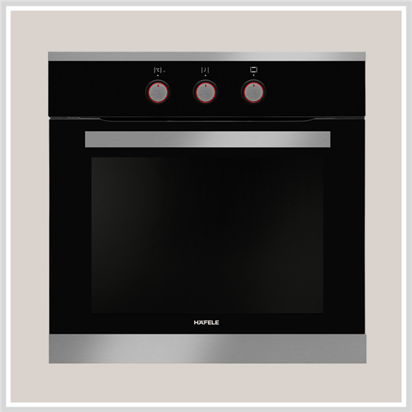 Lò nướng âm tủ Hafele HO-K60B 534.05.581 - Khoang lò, cửa kính, bộ phận sinh nhiệt và điều khiển