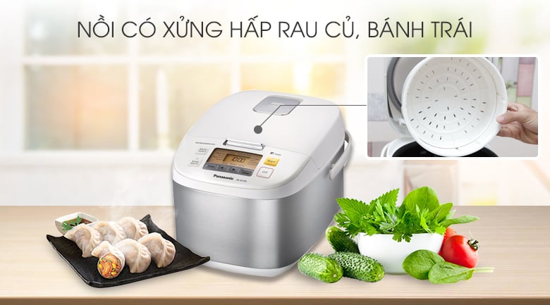 Nồi cơm điện tử Panasonic 1.8 lít SR-ZG185SRAM – ảnh 7