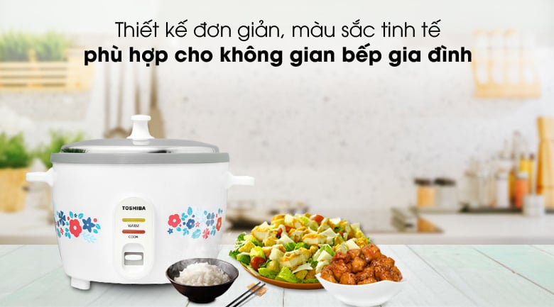 Nồi cơm nắp rời Toshiba RC-18MH2PV(W) 1.8 lít – ảnh 3