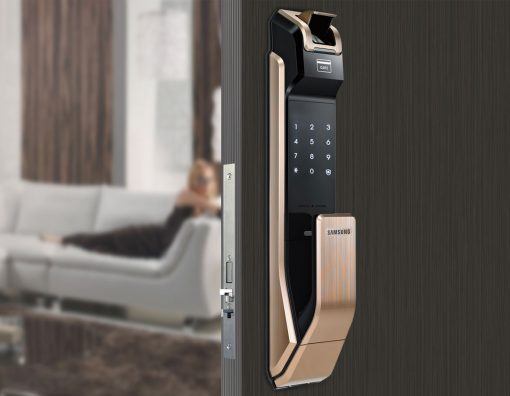Khóa Vân Tay SAMSUNG SHS P718 GOLD – ảnh 3