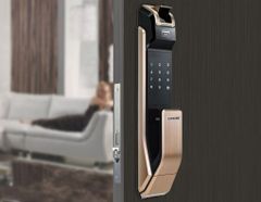 Khóa Vân Tay SAMSUNG SHS P718 GOLD ảnh 3