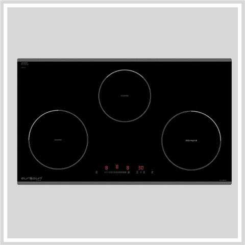 Bếp từ 3 vùng nấu Eurosun EU-T881G / Nhập khẩu Đức, kính Schott Ceran
