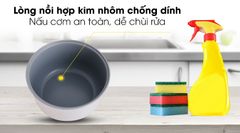 Nồi cơm nắp gài Kangaroo KG378H 1.8 lít ảnh 5