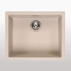 Chậu đá 1 hộc AMSTERDAM 50, màu Kem, 60cm 50x50x20