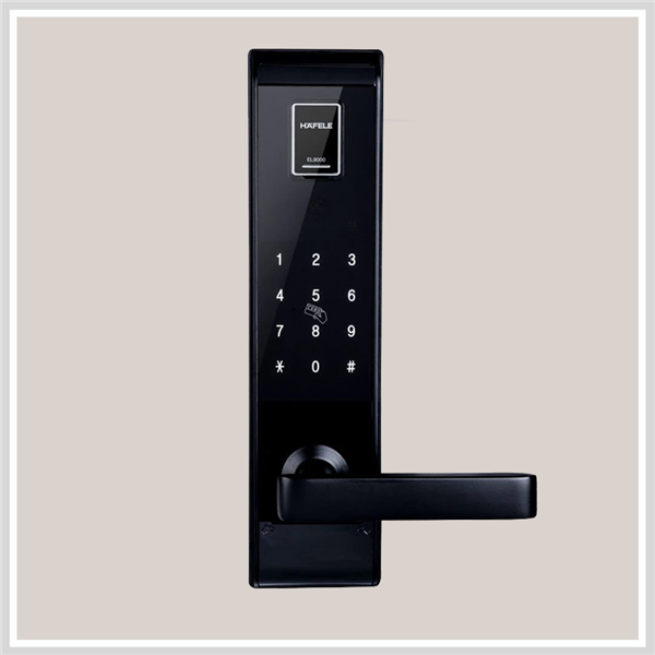 Khóa điện tử Hafele EL9000-TCS / Màu đen, cho Cửa gỗ, Mã số 912.05.378 Khóa điện tử Hafele EL9000-TCS / Màu đen, cho Cửa gỗ, Mã số 912.05.378