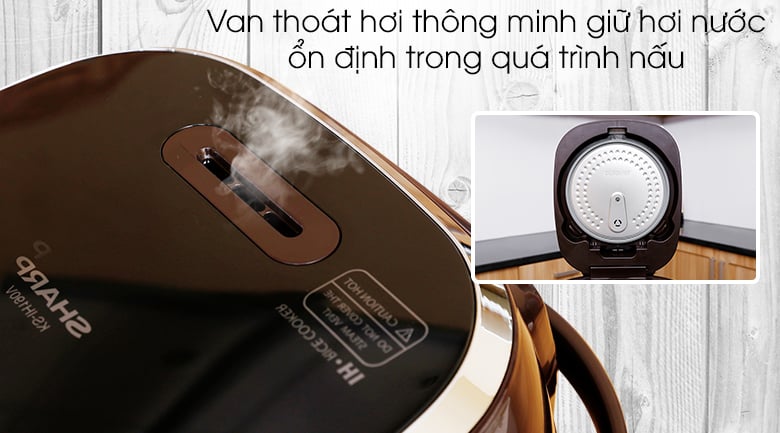 Nồi cơm điện cao tần Sharp 1.8 lít KS-IH190V-GL – ảnh 8