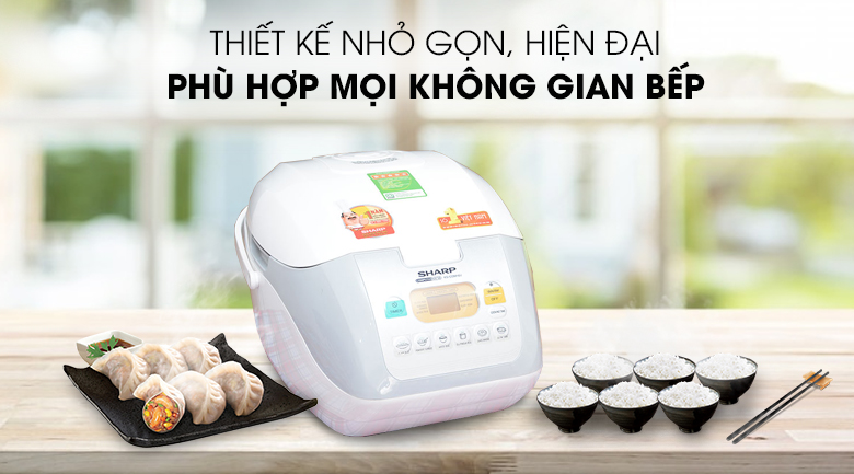 Nồi cơm điện tử Sharp 1.8 lít KS-COM18V – ảnh 3