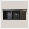  Chậu đôi cánh phải cao cấp Canzy CZ 1045KNB 