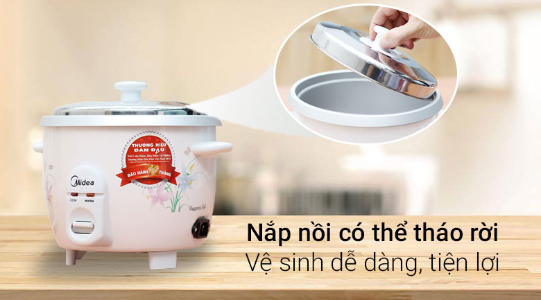 Nồi cơm điện Midea 1 lít MR-GM10SA – ảnh 7