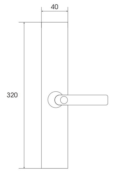 Khóa cửa nhôm, sắt, inox, nhựa thông minh chống nước Demax SL102 – ảnh 2