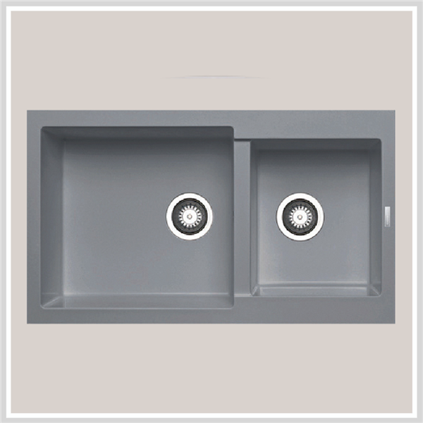 Chậu đá Hafele HS-G8650 / Màu xám, Mã số: 565.88.501 Chậu đá Hafele HS-G8650 / Màu xám, Mã số: 565.88.501