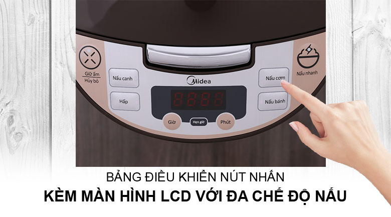 Nồi cơm điện tử Midea 1.8 lít MB-FS5017 – ảnh 7