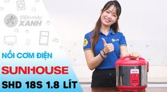 Nồi cơm điện Sunhouse 1.8 lít SHD 18S ảnh 2