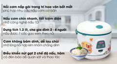 Nồi cơm điện Sunhouse 1.2 lít SHD 8218 ảnh 2