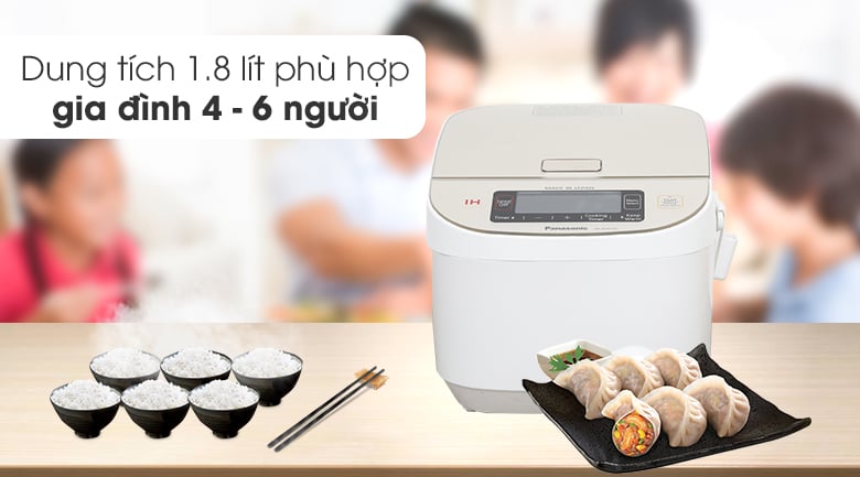 Nồi cơm điện cao tần Panasonic 1.8 lít SR-AFM181WRA – ảnh 3