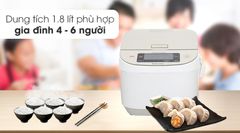 Nồi cơm điện cao tần Panasonic 1.8 lít SR-AFM181WRA ảnh 3
