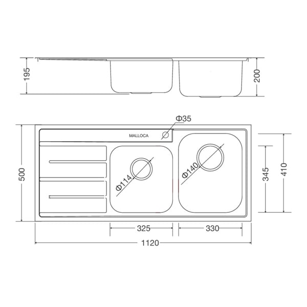 Chậu rửa chén Inox Malloca MS 1027L NEW - Vì sao chọn chậu rửa chén Malloca MS 1027L NEW thay vì cỡ 1160 mm? Chậu rửa chén Inox Malloca MS 1027L NEW - Vì sao chọn chậu rửa chén Malloca MS 1027L NEW thay vì cỡ 1160 mm?