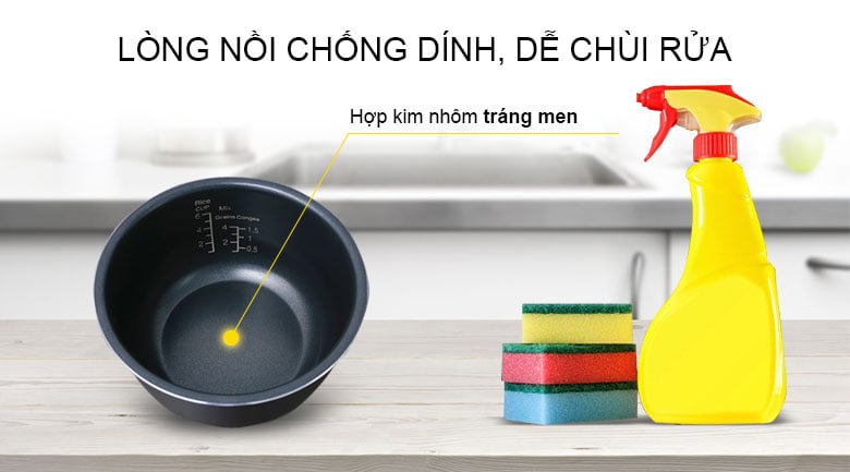 Nồi cơm điện cao tần Midea 1.5 lít MB-HS4007 – ảnh 5