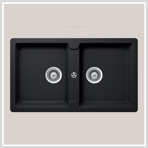  Chậu đá Hafele HS19-GEN2S90 / Màu đen, Mã số: 570.36.300 