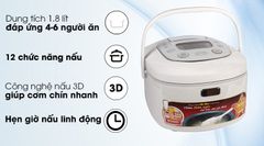 Nồi cơm điện tử Sharp 1.8 lít KS-TH18-GL ảnh 2