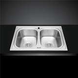 Chậu rửa chén Inox Malloca MS 1001 NEW