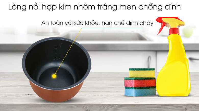 Nồi cơm điện tử Sharp KS-COM181CV-GL – ảnh 6