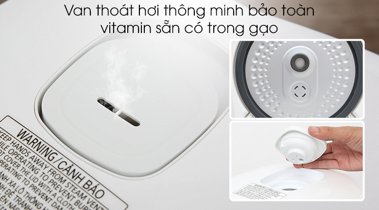 Nồi cơm điện tử Panasonic 1.8 lít SR-CL188WRA – ảnh 5