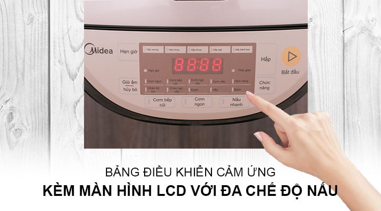 Nồi cơm điện cao tần Midea 1.5 lít MB-HS4007 – ảnh 7
