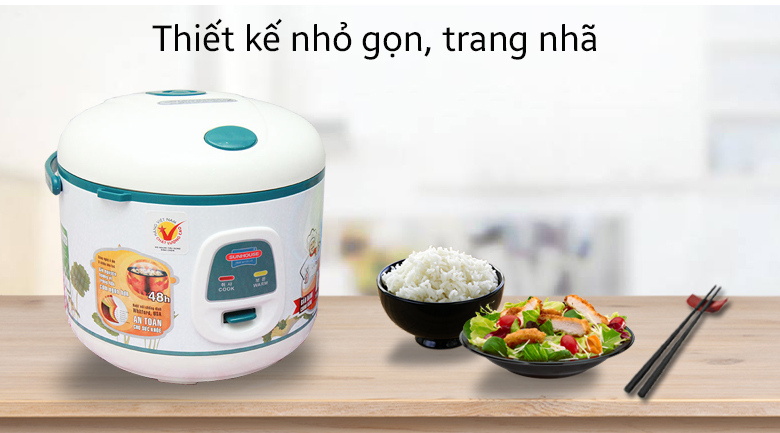 Nồi cơm điện Sunhouse 1.2 lít SHD 8218 – ảnh 3