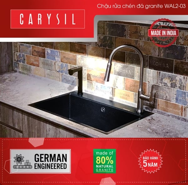 Chậu Rửa Chén Carysil WAL2 – ảnh 6