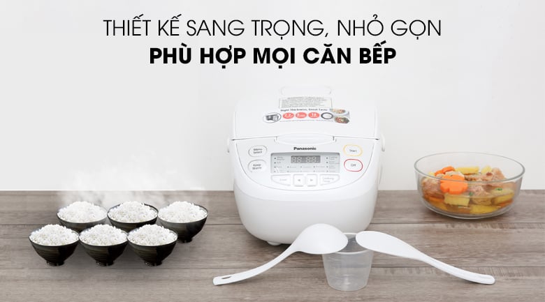 Nồi cơm điện tử Panasonic 1 lít SR-CL108WRA – ảnh 3