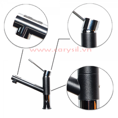 Vòi Rửa Chén Carysil G-2780 (màu muối hồng , xám tro, đen) ảnh 7
