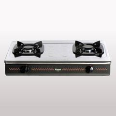 Bếp gas dương Rinnai RV-287(S)N 702mm 2 lò nấu, mặt thép không gỉ ảnh 2