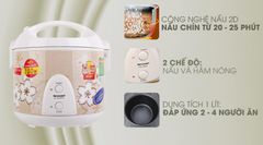 Nồi cơm điện Sharp 1 lít KS-11EV ảnh 2